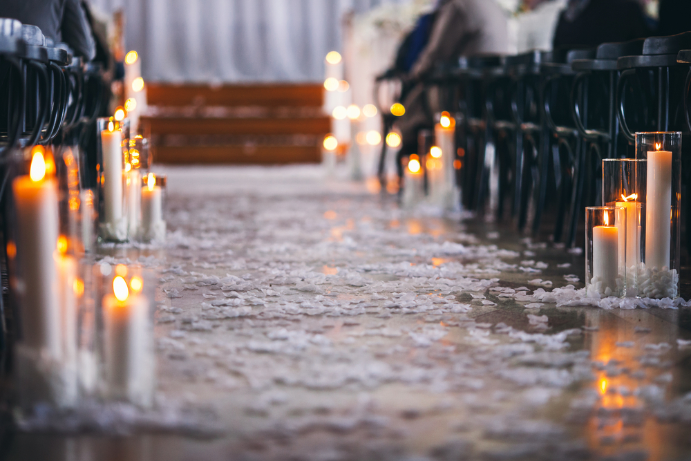 décorer votre église de mariage