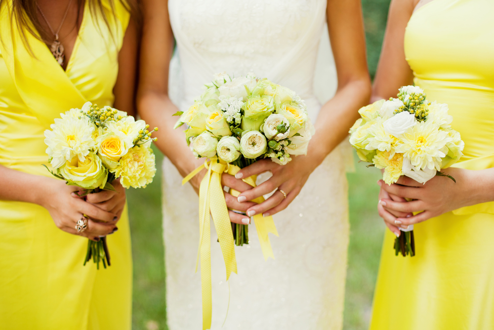 robe jaune mariage