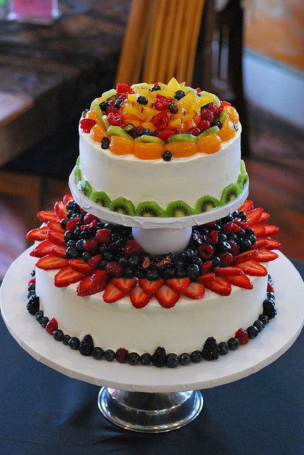 wedding cake fruité